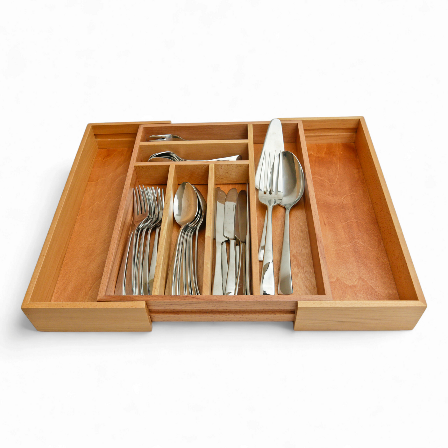 Utensil expandable drawer organizer
