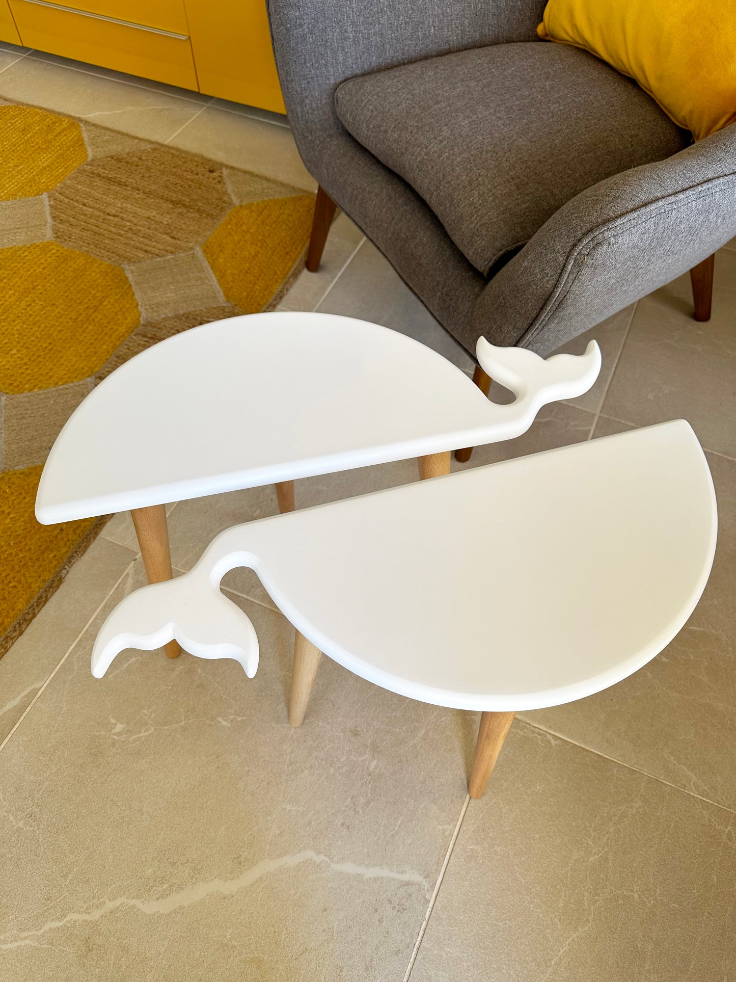 Set of Two Whale Table