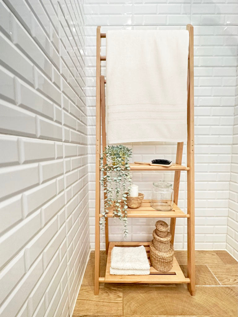 Trendy Dual 3 Shelves Towel Stand
